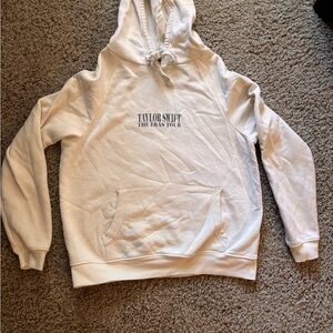 Taylor Swift The Eras Tour White Hoodie size S
